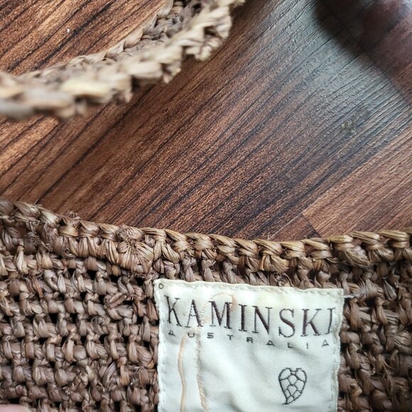 Kaminski raffia shoulder bag - Picture 2 of 3